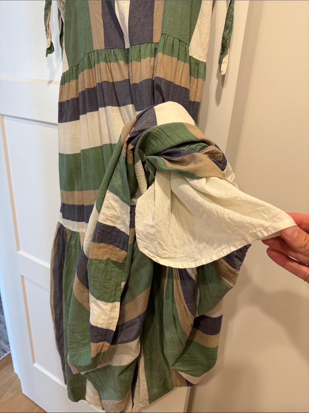 Mirth Green Striped Maxi Dress - Picture 6 of 8